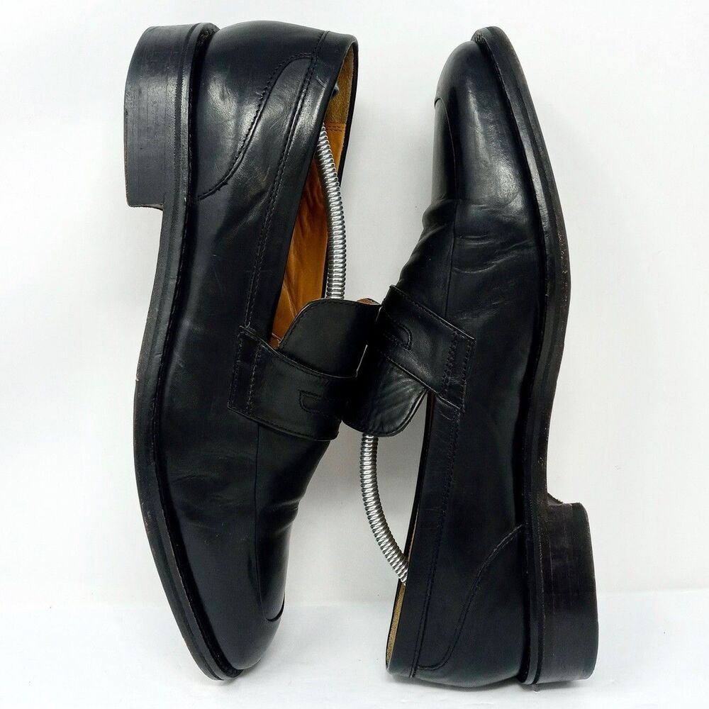 Cole Haan Martino II Penny Loafers Size 10 Black Leather Slip-on Dress Shoes - Picture 6 of 9